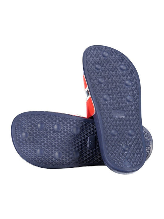 Men's Blue Slides