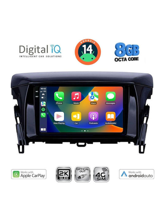 Digital IQ Car Audio System for Mitsubishi Eclipse Cross 2018+ (Bluetooth/USB/WiFi/GPS/Apple-Carplay/Android-Auto) with Touch Screen 9"