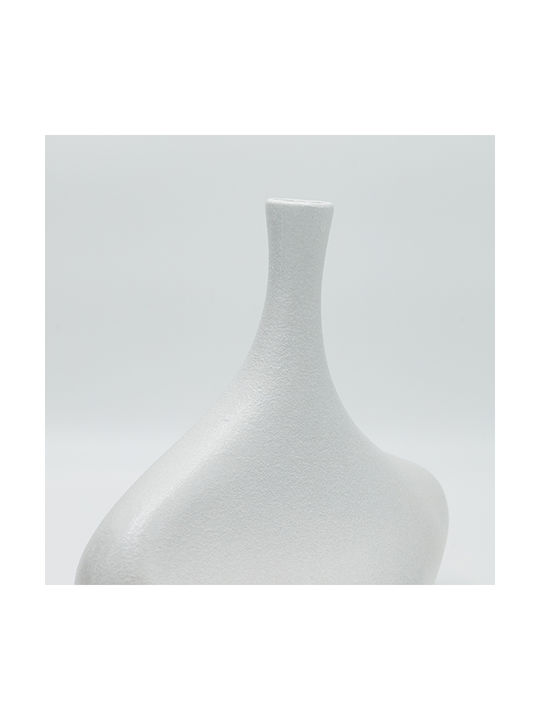 Vază Decorativă Ceramică Alb 24x14x30cm 1buc
