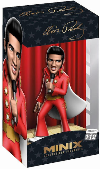 Elvis Presley Minix Figure Elvis Red Suit 12 Cm