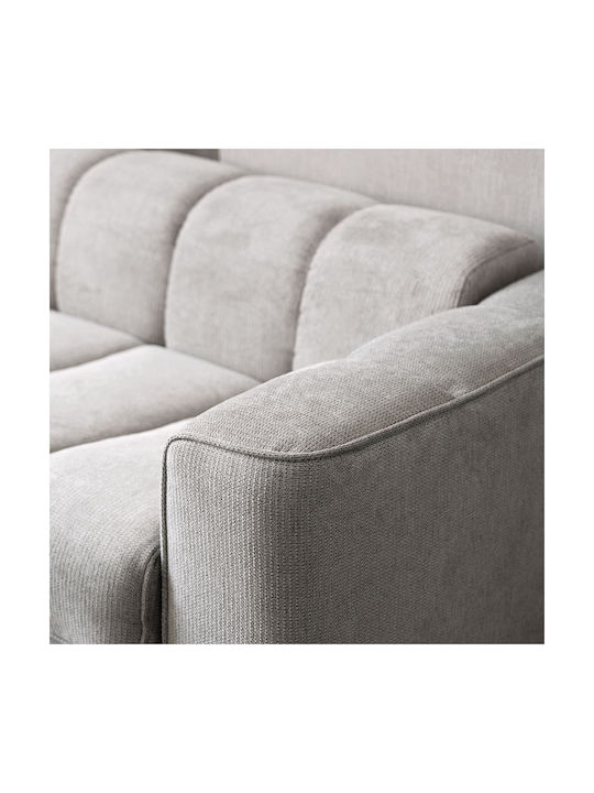 Norris Dreisitzer Sofa Sofa Light Grey 209x99x70cm