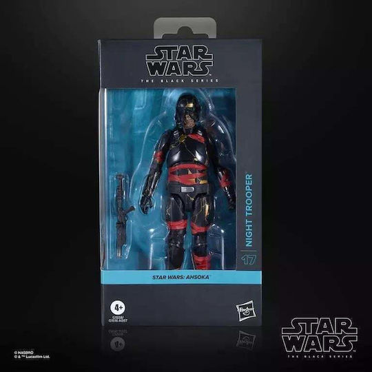 Hasbro Star Wars Star Wars Ahsoka Black Series Night Trooper Action Figure Height 15cm Scale 1:11