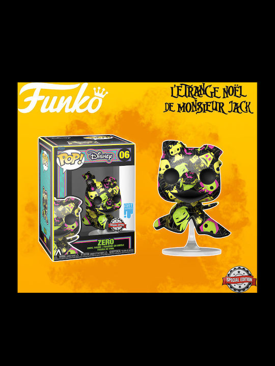 Funko Pop! Artist Series: Disney - Zero Black Light 06 Special Edition