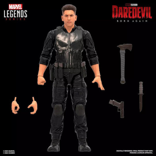Hasbro Marvel: Marvel Legends: Daredevil Born Again - Punisher Φιγούρα Δράσης ύψους 15εκ. σε Κλίμακα 1:11