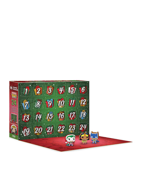 Funko Pocket Pop! Filme: Advent Calendar - DC Super Heroes (Calendar de Advent) Ediție Specială
