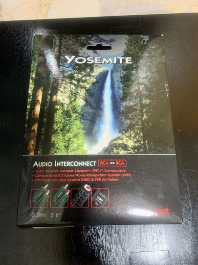 Audioquest Yosemite Кабел 2x RCA мъжки - 2x RCA мъжки 2м