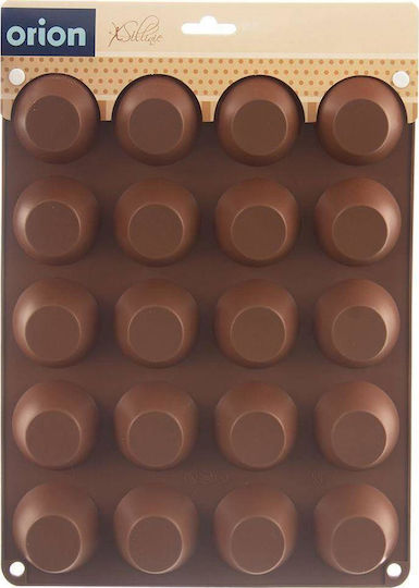 Orion Backform Törtchen/Muffins Silikon 5x23.5x2cm 20cm