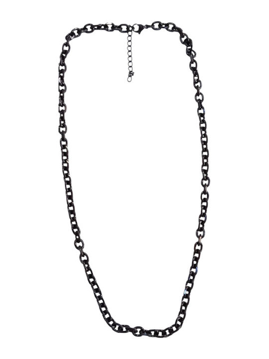 Kalliopi Silver Double Necklace Made of Steel
