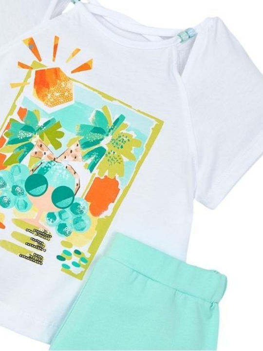 Kinder-Set mit Shorts Sommer 2Stück Pink