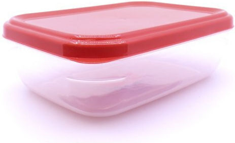 Sterk Plastic Lunch Box Red 500ml
