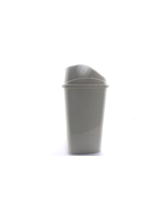 Asil Plastic Waste Bin 7.5lt White