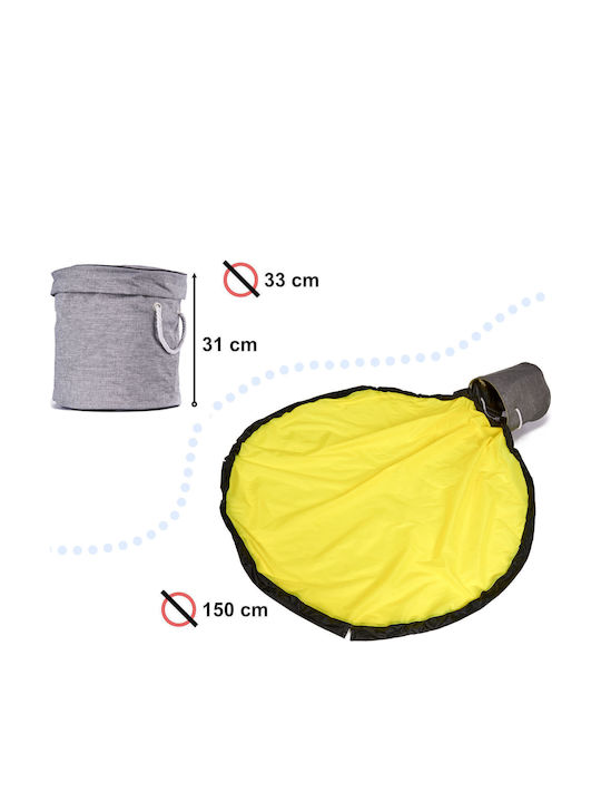 Loco Saltea de Joacă pentru Copii din Țesătură Gri 32x32x30cm 1buc