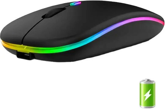Ασύρματο RGB Gaming Ποντίκι Μαύρο