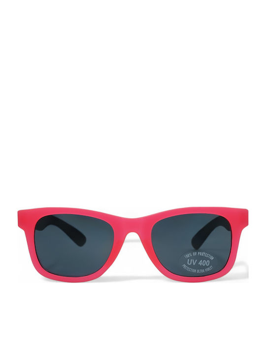 Optosquad Quadratische Kinder-Sonnenbrillen Rosa