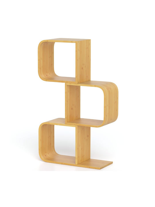 Bücherschrank Bambus 61x23x100cm