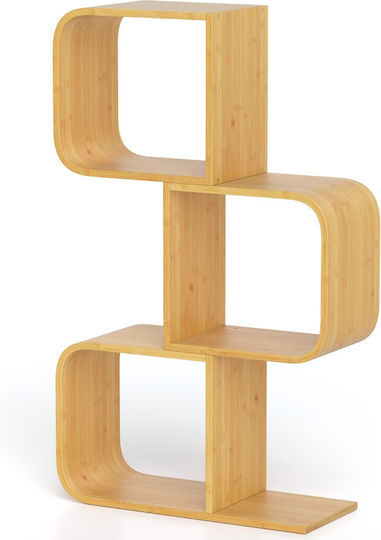 Bamboo Bookcase 61x23x100cm