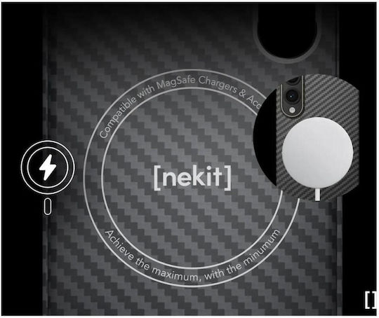 Nekit Задна корица Aramid Fiber 1мм Черен (Galaxy S25 Edge)