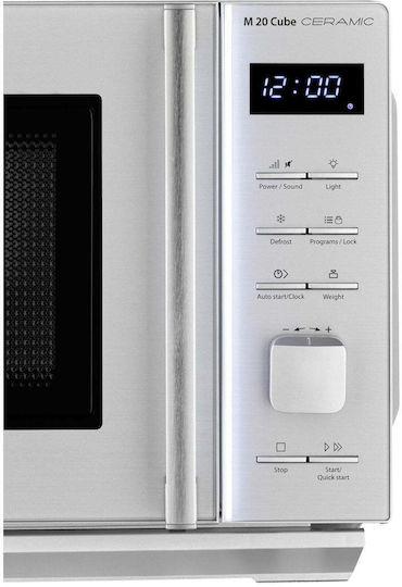 Caso M20 Cube Ceramic Microwave Oven 20lt Gray