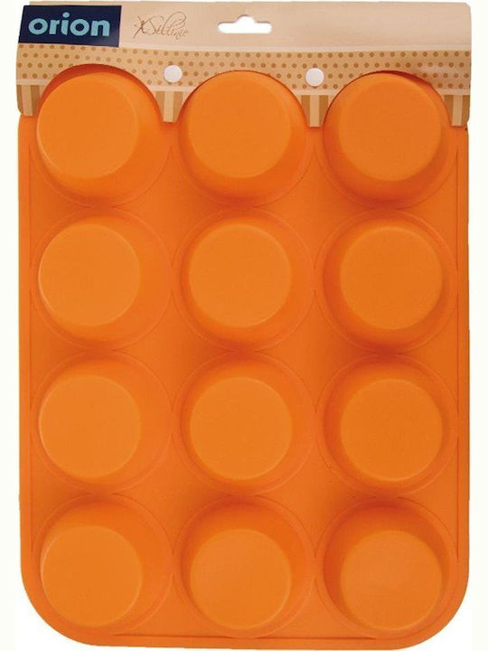 Orion Non-stick Silicone Cupcakes & Muffins Baking Pan 32.5x25x3cm 12pcs