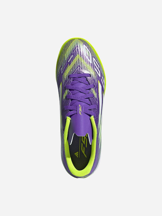 F50 League TF Ghete De Fotbal Pentru Copii Cu Talpă Cu Crampoane Violet