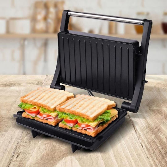 Jocca Sandwichmaker Grill 1000W Schwarz 2131