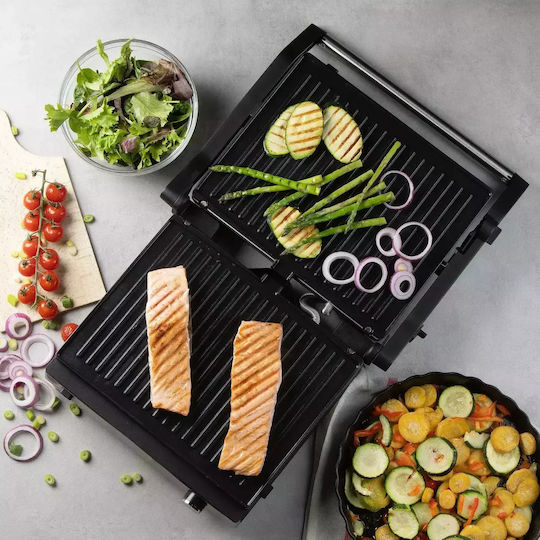 Domo Sandwich Maker Grill with Removable Plates 1800W Black