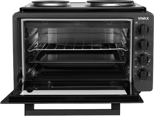 Vivax MO-4201 Cuptor electric 42lt cu 2 arzatoare si aer Negru