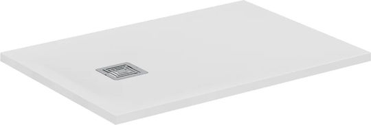 Ideal Standard Ultra Flat S+ Ορθογώνια Κεραμική Ντουζιέρα 100x70cm Λευκή