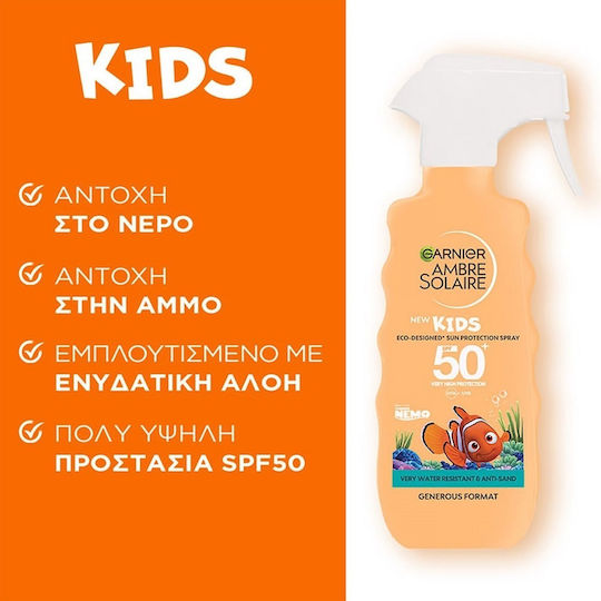 Garnier Ambre Solaire Kids Sun Protection Nemo Waterproof Kids Sunscreen Spray SPF50 270ml