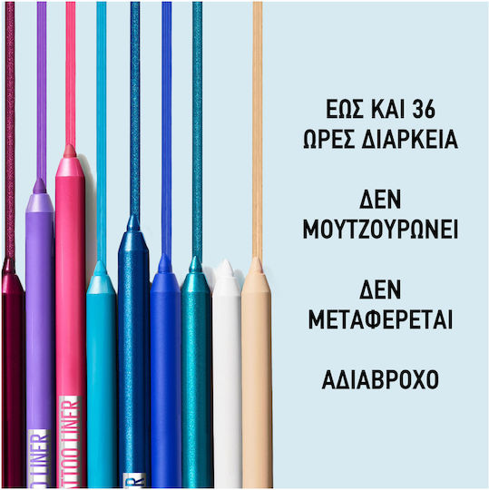 Maybelline Tattoo Liner Gel Μαλακό Μολύβι Ματιών 303 Orange Flash