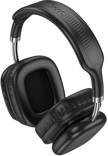 Hoco W52 Plus Wireless Wired Over Ear Headphones with Radio with 46 Hours Playing Time Black