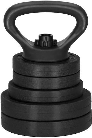 Set de gantere cu bară, greutate totală 19kg