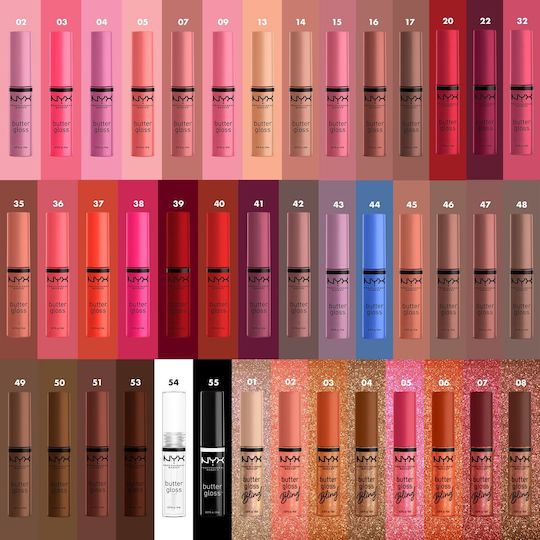 NYX Professional Makeup Butter Gloss Bling! Lip Gloss 04 Pay Me In Gold 8ml