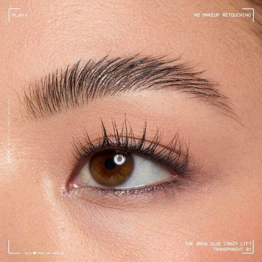 NYX Professional Makeup The Brow Glue Гел за Вежди Прозрачен 7ml