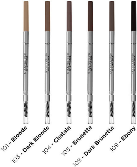 L'Oreal Paris Brow Artist Skinny Definer Pencil for Eyebrows 105 Brunette