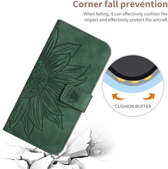 Sun Flower Wallet Πράσινο (TCL 60R 5G)