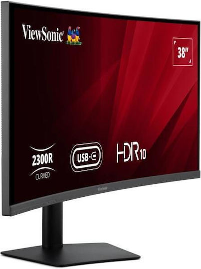 Viewsonic VA3820C Ultrawide IPS HDR Curved Monitor 37.5" QHD 3840x1600 with Response Time 4.8ms GTG