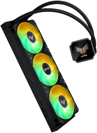Asus TUF GAMING LC III 360 LCD Охлаждане AIO CPU с 3 Вентилатора 120mm и ARGB Осветление