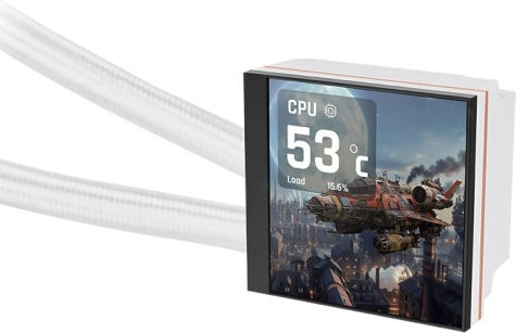 Thermaltake MAGFloe 420 Ultra Υδρόψυξη AIO CPU με 3 Ανεμιστήρες 140mm και ARGB Φωτισμό Λευκή