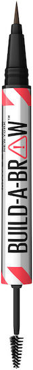 Maybelline Build-a-brow 2 Easy Steps Pencil for Eyebrows Black Brown