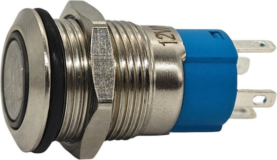Превключвател За Мъгла С LED 12mm Snap-on Хром