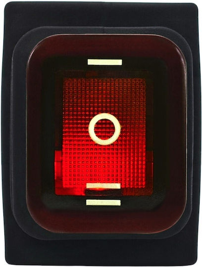 Led Ein-Aus-Schalter 3-Positionen 6-polig 12-24V Rocker Wasserdichter Roter
