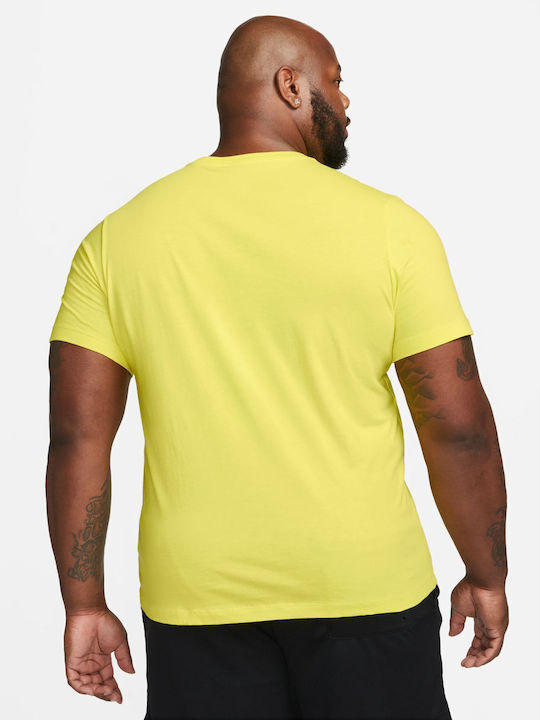 Αθλητικό T-shirt Κίτρινο