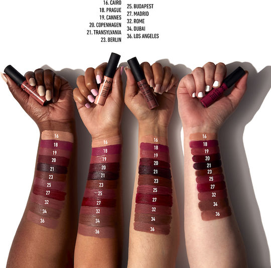 NYX Professional Makeup Soft Matte Lip Cream Liquid Lipsticks Matte 36 Los Angeles 8ml