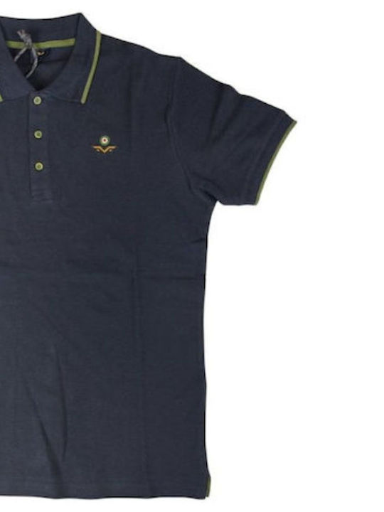 Polo Short Sleeve Blouse Blue