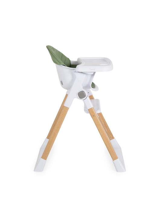 Cangaroo Almond Foldable Baby Highchair Green