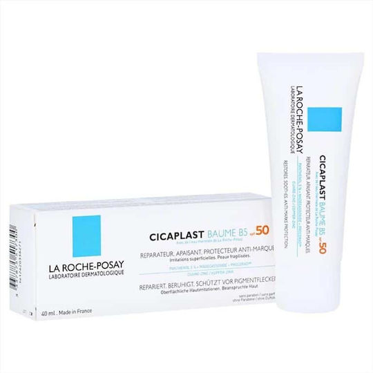 La Roche Posay Cicaplast Baume B5 Balsam Gesicht Tag mit SPF50 mit Centella Asiatica 40ml