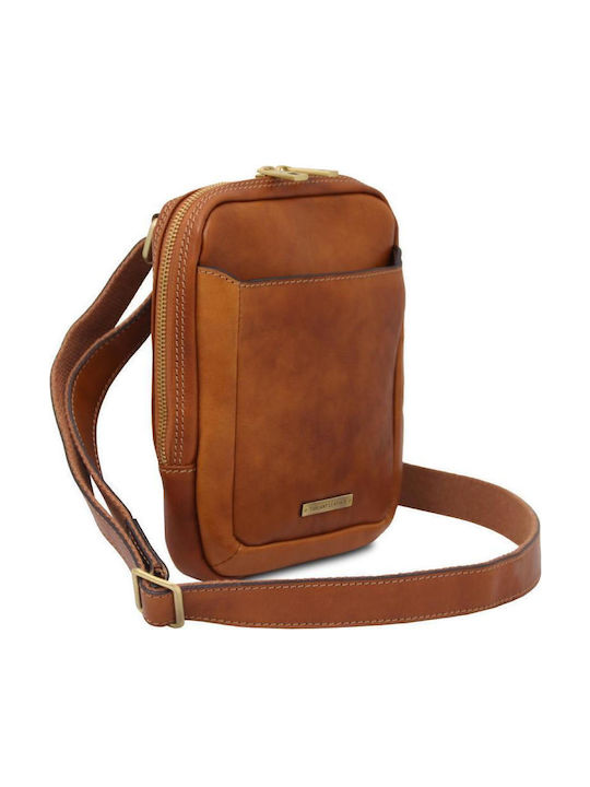 Mark Leder Herrentasche Schulter / Crossbody Natural