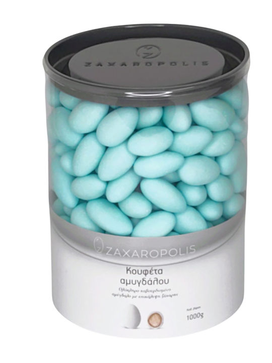 Κουφέτα Zaxaropolis Αμυγδάλου Γαλάζιο 1kg ≈250τμχ