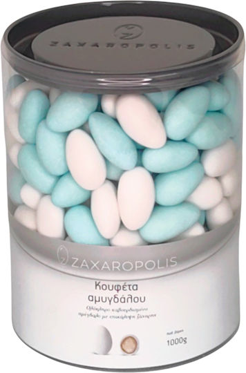 Κουφέτα Zaxaropolis Αμυγδάλου Λευκό Γαλάζιο 1kg ≈250τμχ